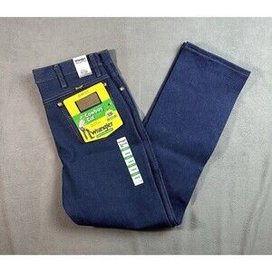Wrangler Jeans Mens 33x33 Blue Premium Performance Cowboy Cut Slim Fit Denim